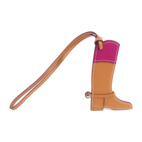 HERMES Paddock Boot Charm Swift Leather