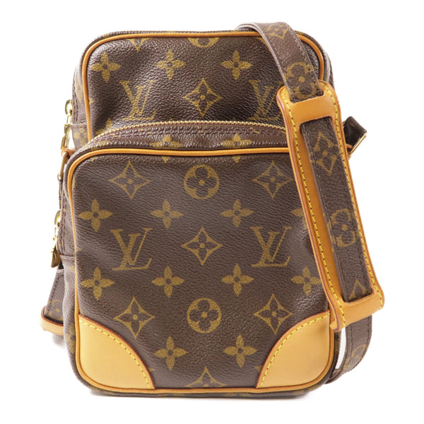 LOUIS VUITTON LV GHW Amazon Crossbody Shoulder Bag M45236 Monogram Brown v1