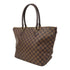 LOUIS VUITTON LV GHW Saleya MM Shoulder Bag N51182 Damier Ebene Brown
