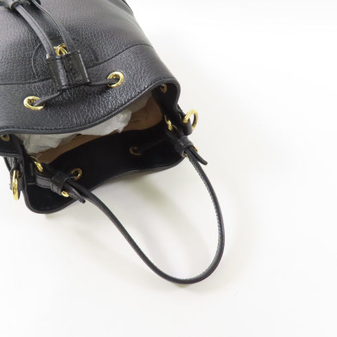 GUCCI GG GHW Ophidia 2 Way Shoulder Bag 719884 Calfskin Leather Black