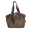 LOUIS VUITTON LV GHW Verona MM Shoulder Bag N41118 Damier Brown v1