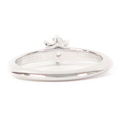 TIFFANY&CO 0.30ct Diamond Ring US#4.75 PT950 Platinum