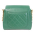 CHANEL CC GHW Chain Shoulder Bag Calfskin Leather Green v2