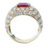 Fine Jewelry 2.864ct Ruby 2.08ct Diamond Ring US#8.25 10.6g 18K Yellow Gold