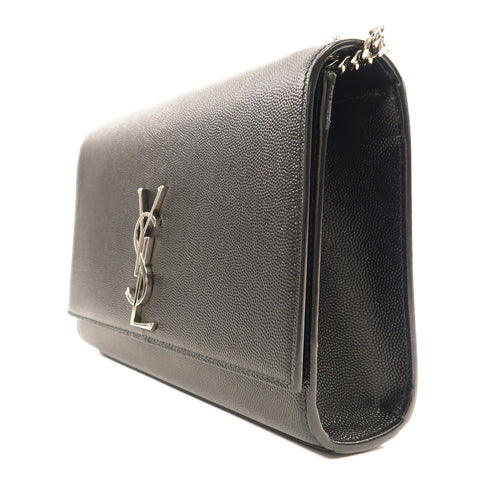 SAINT LAURENT YSL SHW Kate Medium 364021 Chain Shoulder Bag Calfskin Leather