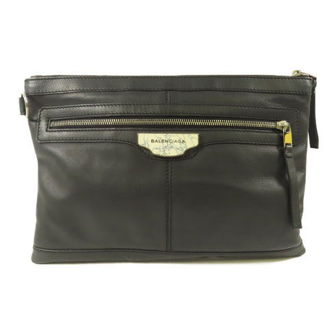 BALENCIAGA SHW Clutch Bag 273022 Calfskin Leather