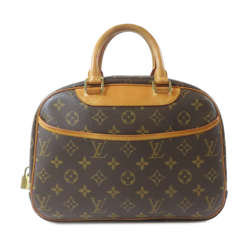 LOUIS VUITTON LV GHW Trouville Boston Bag Handbag M42228 Monogram Brown
