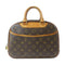 LOUIS VUITTON LV GHW Trouville Boston Bag Handbag M42228 Monogram Brown