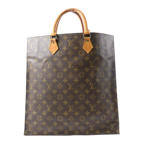 LOUIS VUITTON LV GHW Sac Plat Tote Bag Handbag M51140 Monogram Brown