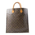LOUIS VUITTON LV GHW Sac Plat Tote Bag Handbag M51140 Monogram Brown