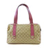 GUCCI GG GHW Boston Bag 154180 Canvas Brown/Pink