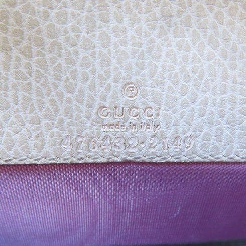 GUCCI GG Super Mini Dionysus Chain Shoulder Bag 476432 Calfskin Leather Beige