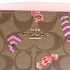 COACH GHW Mini Camera Bag Shoulder Bag C1386 Coated Canvas Brown Pink