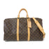 LOUIS VUITTON LV GHW Keepall 50 Bandoulie Boston 2 Way Bag M41416 Monogram Brown