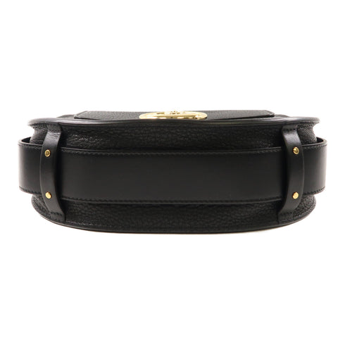 Chloe Tess Bag 2 Way Shoulder Handbag Calfskin Leather Black