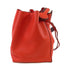 HERMES PHW Licol 17 Shoulder Bag Evercolor Leather Orange Poppy
