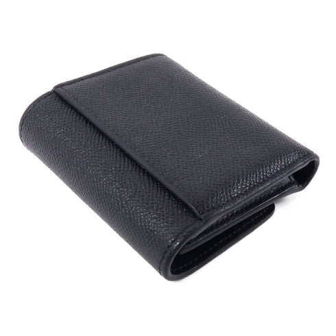 Christian Dior CD GHW Wallet Calfskin Leather Black