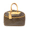 LOUIS VUITTON LV GHW Deauville GM Handbag M47270 Monogram Brown v5