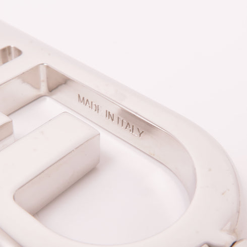 FENDI Shoulder Strap Metal Silver