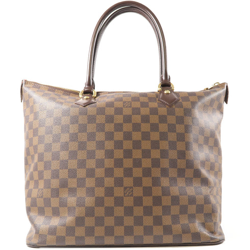 LOUIS VUITTON LV GHW Saleya GM Shoulder Tote Bag N51181 Damier Brown