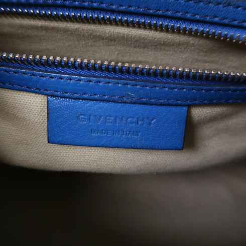 GIVENCHY SHW 2 Way Shoulder Bag Calfskin Leather Blue