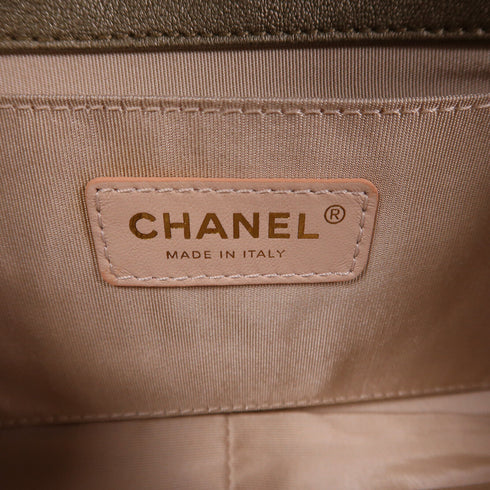 CHANEL CC 2 Way Chain Shoulder Bag Calfskin Leather