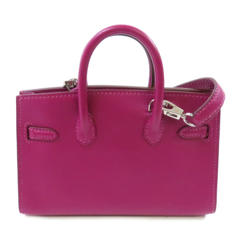 HERMES PHW Tiny Birkin Shoulder Bag Swift Leather K5 Tosca Purple