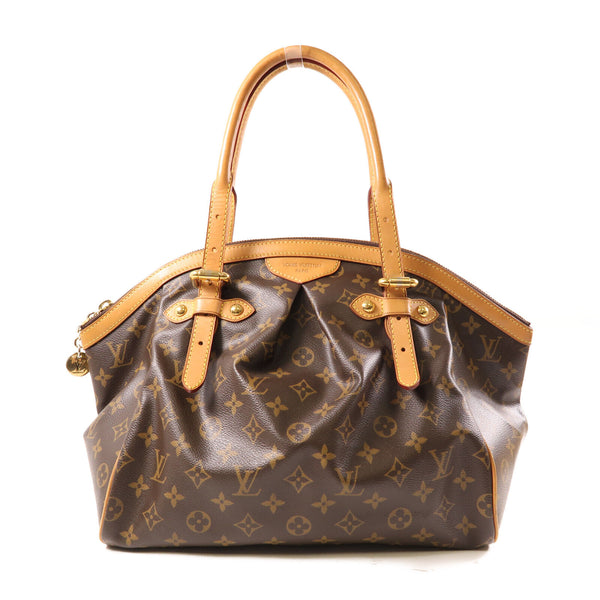 LOUIS VUITTON LV GHW Tivoli GM Shoulder Bag M40144 Monogram Brown v12