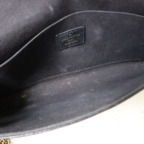 LOUIS VUITTON LV Felicie Pochette Shoulder Bag M82477 Monogram Empreinte Black