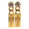 CHANEL CC Earrings AB5715 Metal Gold