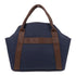 HERMES PHW The Grooming Tote Bag Canvas Blue