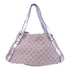 GUCCI GG GHW Shoulder Bag 130736 Canvas Beige