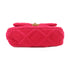 CHANEL Quilted GHW CC C19 Chain Hand Shoulder Bag Canva Pink