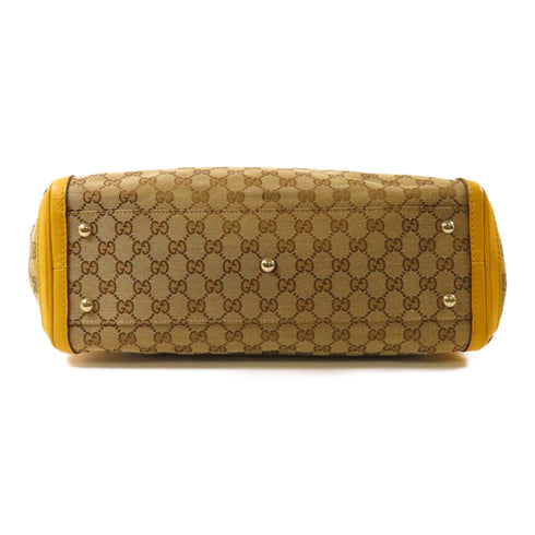 GUCCI GG Shoulder Bag 269945 Canvas Brown/Yellow