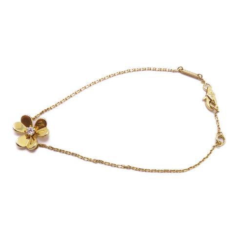 Van Cleef &Arpels Frivol Mini 0.05ct Diamond Bracelet VCARP0J200 18K Yellow Gold