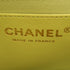 CHANEL CC GHW Chain Shoulder Bag Lambskin Leather Yelllow