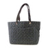 CHANEL CC SHW Cambon Tweed Tote Bag Shoulder Bag Black Blue