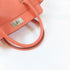 HERMES PHW Toolbox 26 2 Way Shoulder Handbag Evercolor Leather Crevette Orange