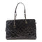 CHANEL CC SHW Shoulder Tote Bag Patent Leather