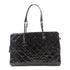 CHANEL CC SHW Shoulder Tote Bag Patent Leather