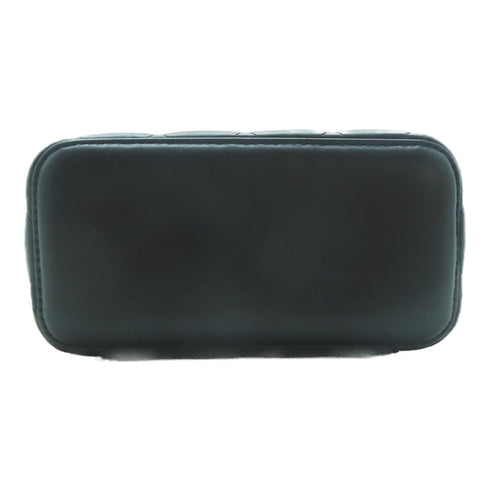 CHANEL Quilted CC Vanity Case Chain Shoulder Bag AP2303 Lambskin Leather Black