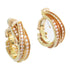 CARTIER GHW Diamond Earrings 18K Yellow Gold