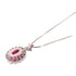 FINE JEWELRY 2.22ct Ruby 0.87ct Diamond Necklace PT850 Platinum