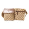 GUCCI GG SHW Waist Bag 28566 Canvas Brown v1