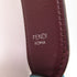 FENDI SHW Shoulder Strap Leather Turquoise Tan Orange