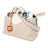 FENDI SHW By The Way Small 2 Way Shoulder Bag Calfskin Leather White/Grey