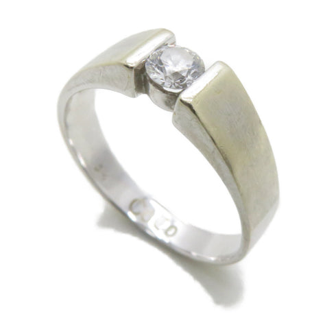 Fine Jewelry 0.34ct Diamond Ring US#9.25 18K White Gold