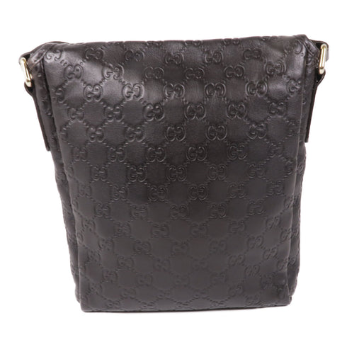 GUCCI GG SHW Shoulder Bag 223666 Calfskin Leather Brwon