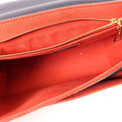 LOUIS VUITTON LV GHW Vavin PM Shoulder Bag M52271 Monogram Empreinte Navy v2