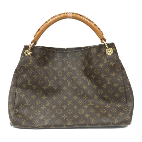 LOUIS VUITTON LV GHW Artsy MM Shoulder Bag M40249 Monogram Brown v1